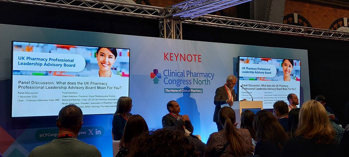 #cpcongress heating about the work of the UK Pharmacy Professional Leadership Board