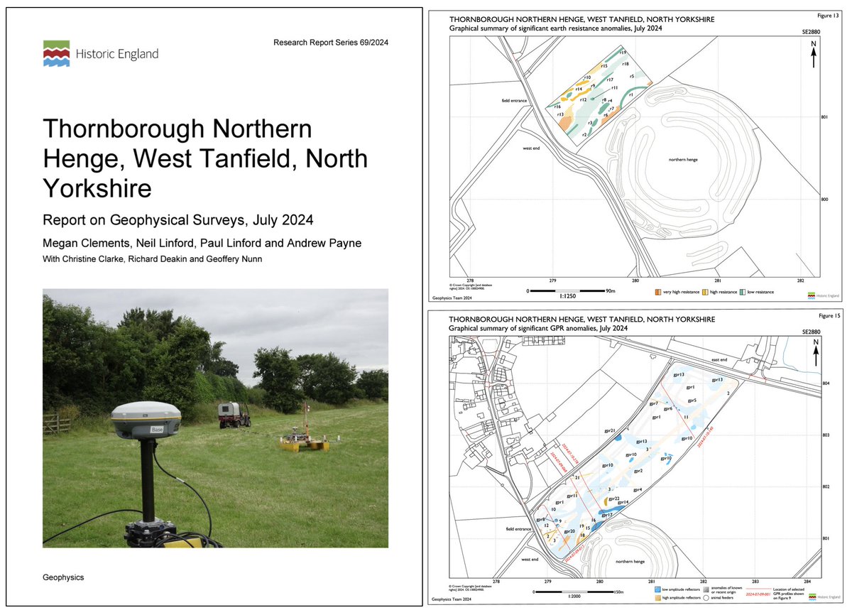 HE Archaeology (@he_archaeology) on Twitter photo 📢 New Research Report!
#Geophysical surveys led by <a href="/HistoricEngland/">Historic England</a> with help from <a href="/EnglishHeritage/">English Heritage</a> volunteers, have identified outer features of the Thornborough Northern Henge along with other possible archaeological finds👀
Read further at: bit.ly/NorthernHenge 📢 New Research Report!
#Geophysical surveys led by <a href="/HistoricEngland/">Historic England</a> with help from <a href="/EnglishHeritage/">English Heritage</a> volunteers, have identified outer features of the Thornborough Northern Henge along with other possible archaeological finds👀
Read further at: bit.ly/NorthernHenge