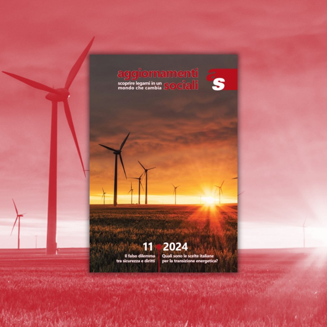 📢Numero di #novembre online!

Ddl sicurezza, transizione green, estrema destra francese, pubblica amministrazione, salute globale, rifugiati curdi, Bibbia e politica, teen drama:

Scopri tutti gli articoli sul sito 👉 aggiornamentisociali.it/fascicoli/nove…