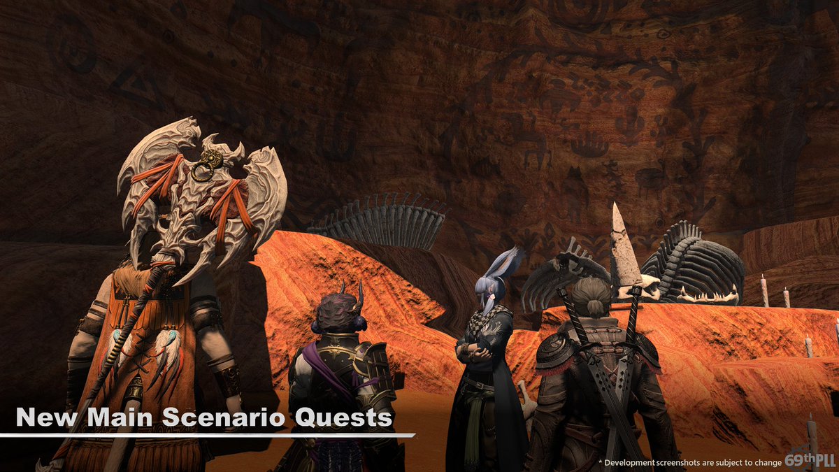 KalhaNata's tweet photo. Hey it's that new au ra lady from the last live letter ! She's going to  Tural wooo !! I'm so so happy we get to meet yet another new character https://t.co/nMSSxUamXK