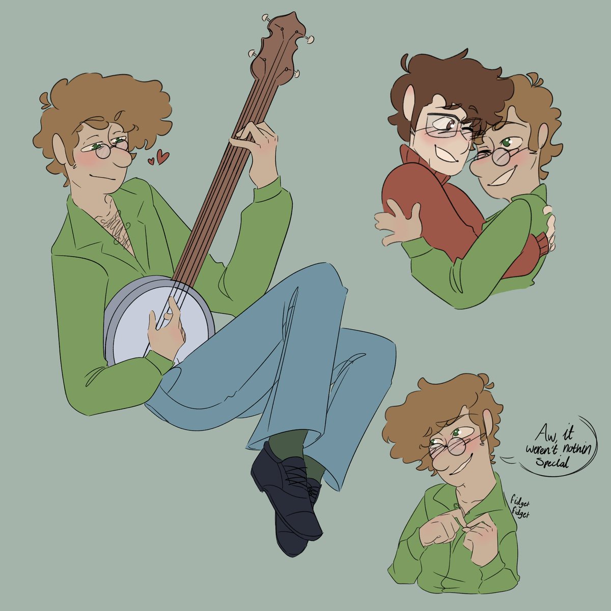 menaciingly's tweet photo. these were so much fun to draw :] #fiddleford #FiddlefordMcGucket #mcgucket #stanfordpines #fordpines #stanpines #fiddleauthor #fordsquared #art #fanart #myart #menaciinglysart #gravityfalls #gravityfallsfanart https://t.co/T3IIDlN97D