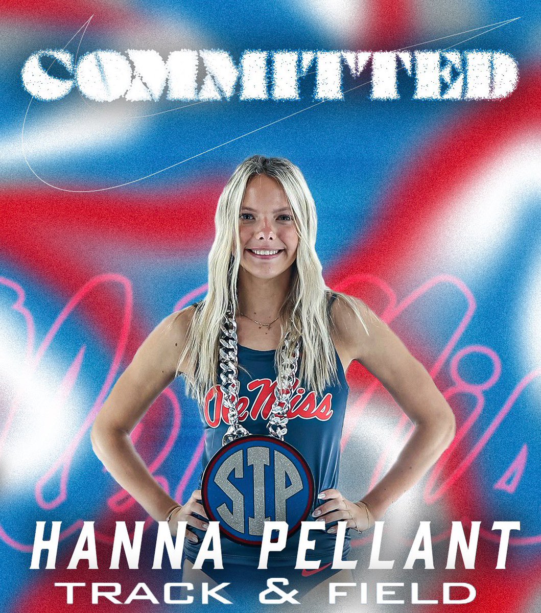 I’m beyond excited to announce my commitment to Ole Miss to continue my academic and track and field journey! I’m excited for what the future holds, and I can’t wait to make the most of this opportunity! 
#HottyToddy 🩵❤️