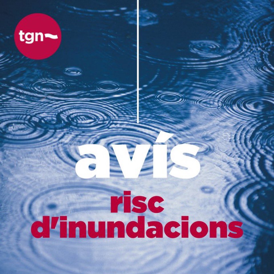 AVÍS | 🔴L'Ajuntament de Tarragona activa el Pla d'Actuació Municipal en fase d'alerta per risc d'inundacions, des d’avui i fins diumenge.

🌧️ Eviteu desplaçaments innecessaris.

👉Seguiu els consells d'autoprotecció: tarragona.cat/seguretat/prot…