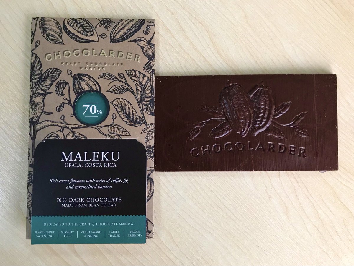 This is as delicious as it is pretty. Costa Rican beans, crafted with love and care in Cornwall by my friends at ⁦<a href="/chocolarder/">Chocolarder</a>⁩