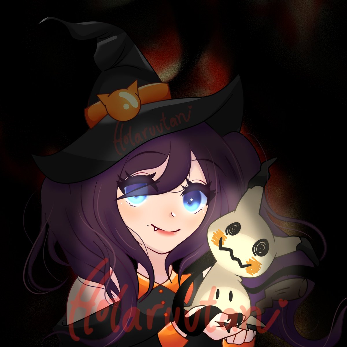 hotaruutan's tweet photo. Hope I'm not too late 🎃 My 2024 Halloween entry! 

With baby mimikyu~

#artistsofsea #digital #digitalart #digitaldrawing #artph #art #moots #paintoolsai #artist #digitalartist #artistsoninstagram #oc #ocdrawing
#halloween #halloweendrawing #november https://t.co/klLpN80Zj5