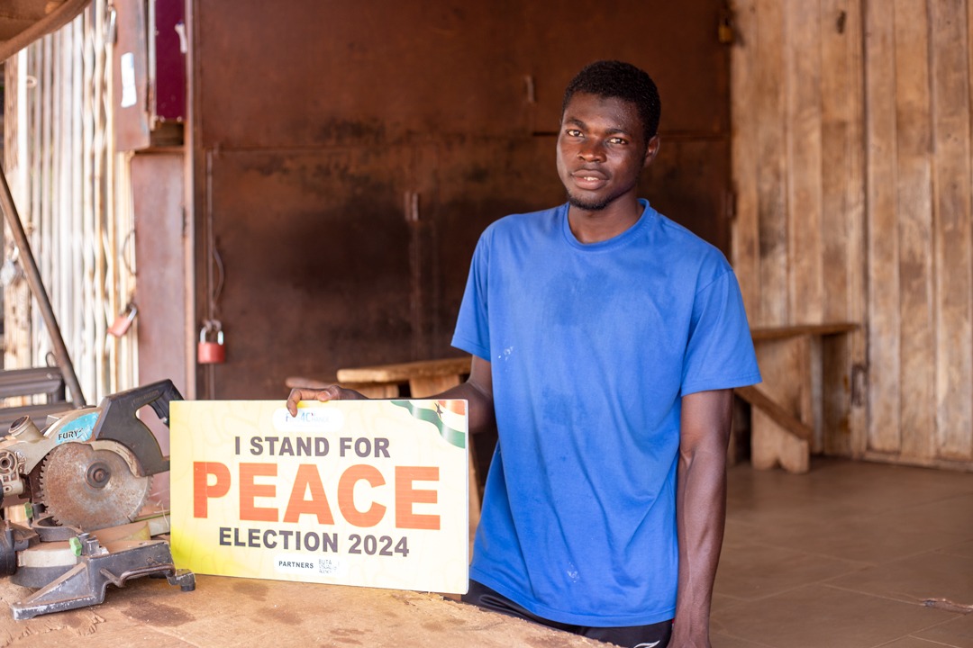 As a glazier, I work with delicate materials every day, knowing that even the strongest structures rely on a careful balance. This election, I stand for peace because, like glass, our nation’s unity is precious and must be handled with care.

Photo Credit - Samuel Yayra Banahene