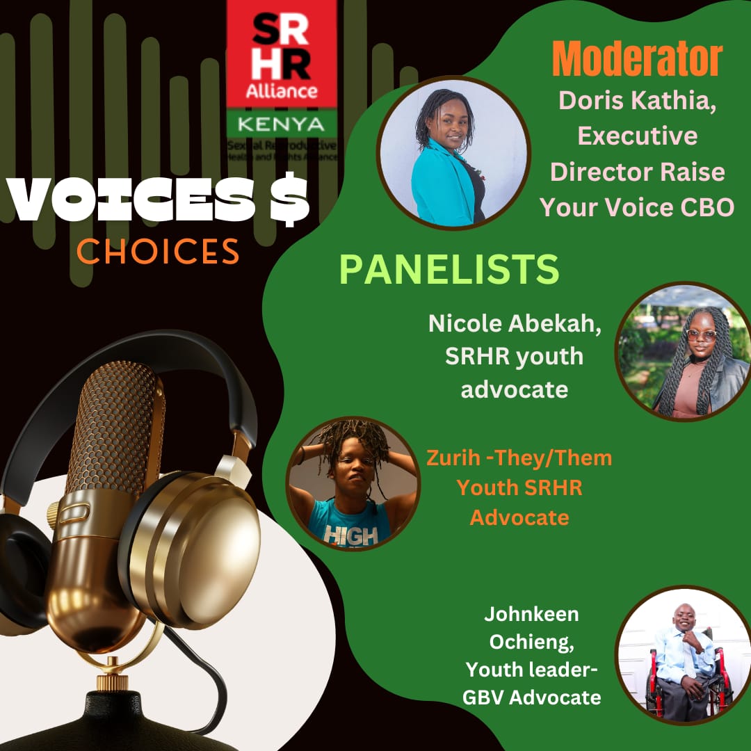 Georginaak42046's tweet image. Let's Join guys at 7 pm @KenyaSRHR.
#InclusiveSRHR Inclusive is key! SRHR Services must cater to the diverse needs of youth and people with disabilities. It's time to change!
#YouthandDisability #Choiceforall #RHRNKenya.