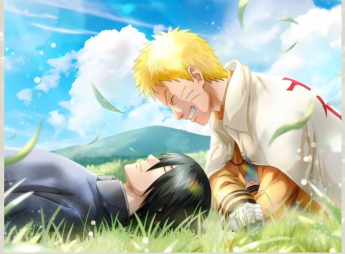 THIS NEW OFFICIAL ART OF SASUKE AND NARUTO OMG??? THEY ARE SO IN LOVE ITS INSANE