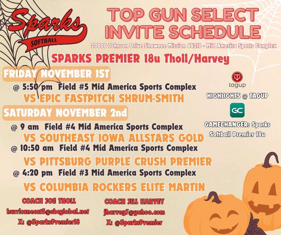 Paige Seivert (@paigeseivert) on Twitter photo Headed down to Kansas City this weekend, come check us out! <a href="/SparksPremier18/">Coach Abbie Madison</a> <a href="/SparksPremier/">Jill Harvey - Sparks Premier</a> <a href="/msoe_softball/">MSOE Softball</a> <a href="/Miners_SB/">S&T Softball</a> <a href="/coachsummera/">Summer Shockley-Anagnostopoulos</a> <a href="/MinesSoftball/">Mines Softball</a> <a href="/FloridaTech/">Florida Tech</a> <a href="/tagupSoftball/">tagup</a> Headed down to Kansas City this weekend, come check us out! <a href="/SparksPremier18/">Coach Abbie Madison</a> <a href="/SparksPremier/">Jill Harvey - Sparks Premier</a> <a href="/msoe_softball/">MSOE Softball</a> <a href="/Miners_SB/">S&T Softball</a> <a href="/coachsummera/">Summer Shockley-Anagnostopoulos</a> <a href="/MinesSoftball/">Mines Softball</a> <a href="/FloridaTech/">Florida Tech</a> <a href="/tagupSoftball/">tagup</a>