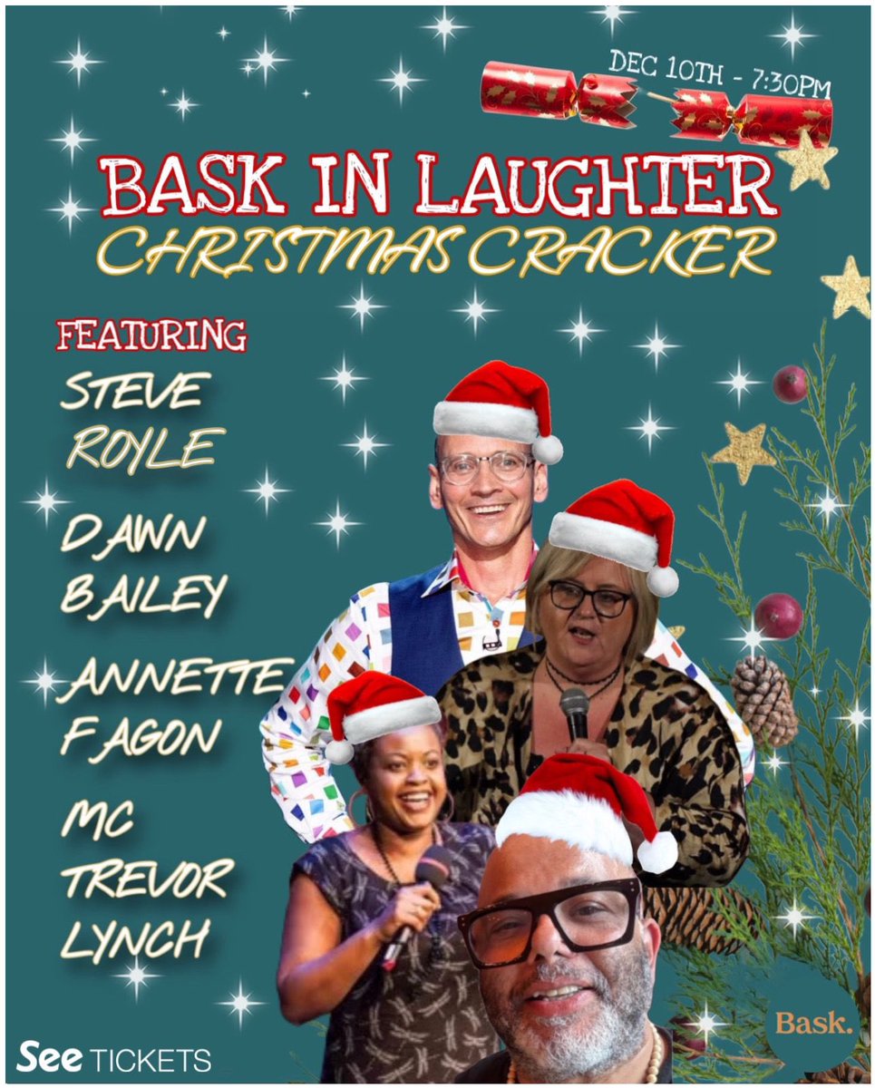 BaskinLaughter's tweet photo. @ADG_Moore @thisisbask Tuesday 10th Dec 7:30pm 
Book via https://t.co/zxHUIUKYXp https://t.co/xRGXv7rQne