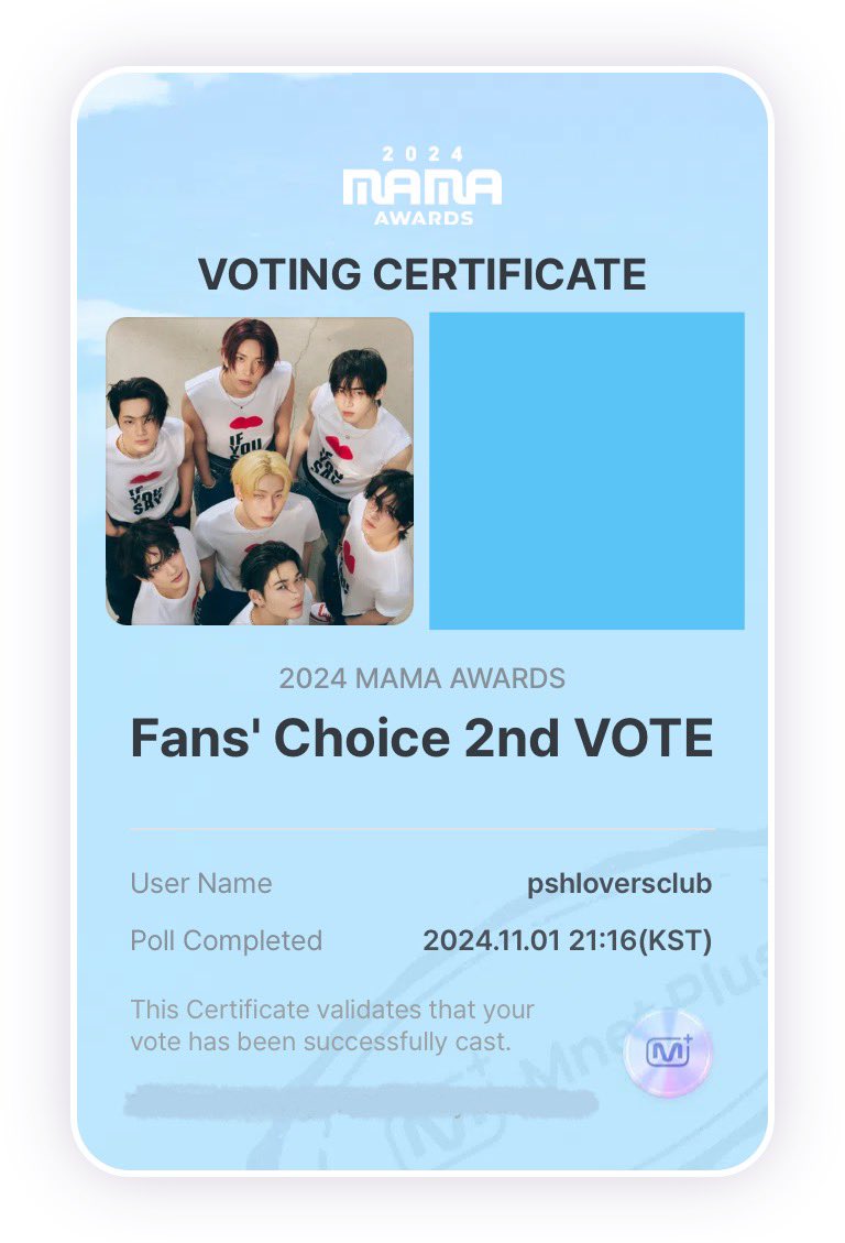 forhoonwithlove's tweet photo. I vote #enhypen on #2024MAMAVote https://t.co/gxN2UN0zqM