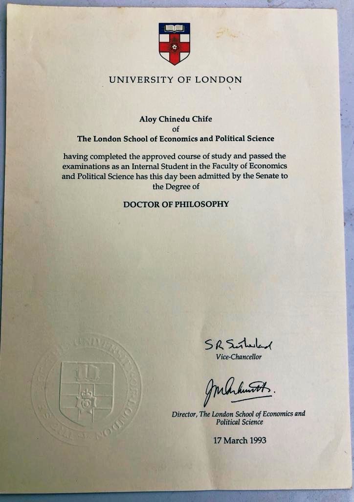 Dr Aloy Chife tweet media