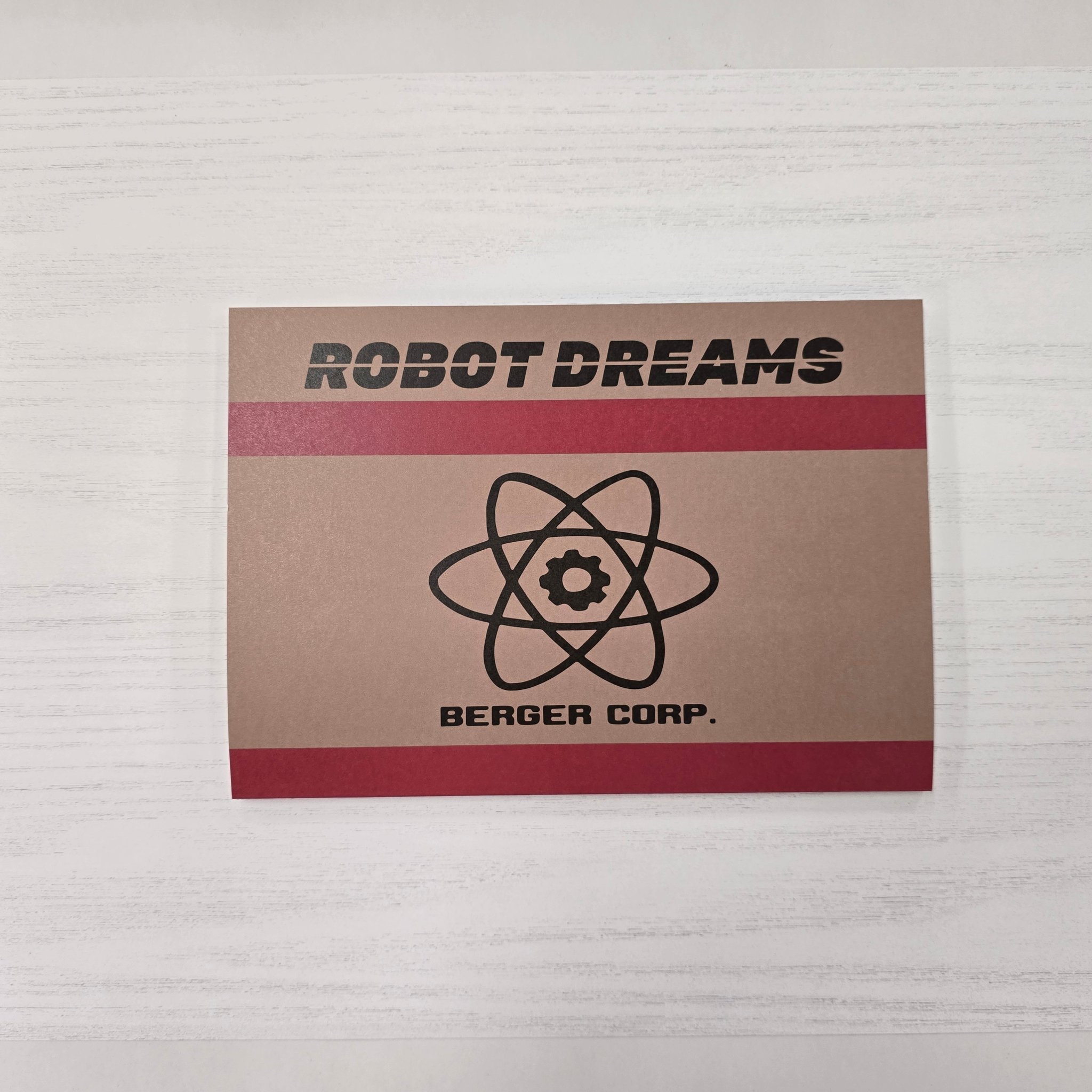 ROBOT DREAMS サイン入り 映画パンフレット