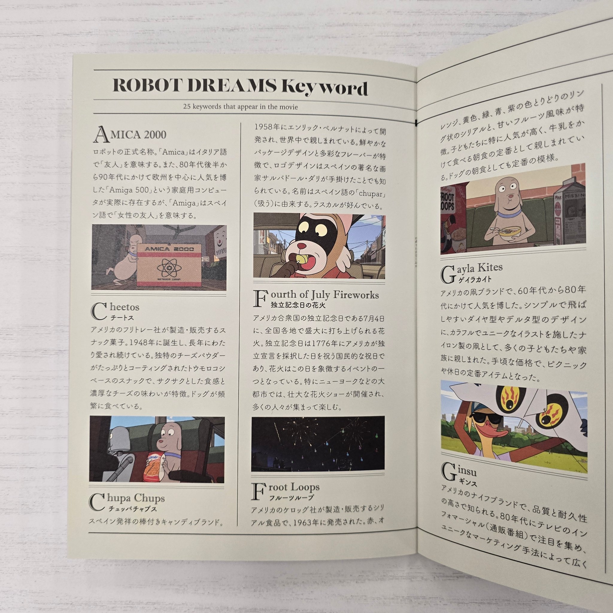 ROBOT DREAMS サイン入り 映画パンフレット （映画『ロボット