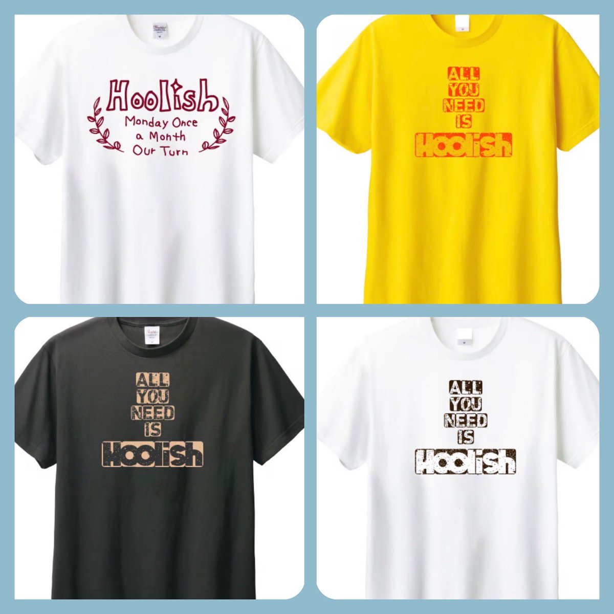 BasicNorth's tweet photo. *
先日の宮古島でも販売したHoolishのTシャツなどの通販を開始します!
メンバーも着用の手書きロゴバージョンやそのほかも販売しています。
ぜひよろしくお願いします!!
↓
https://t.co/fRffO4Y9Tv
#hoolish #フーリッシュ #番長 #hooker #hav #toshilow #yucurry #basicnorth https://t.co/2g3OmCh93M