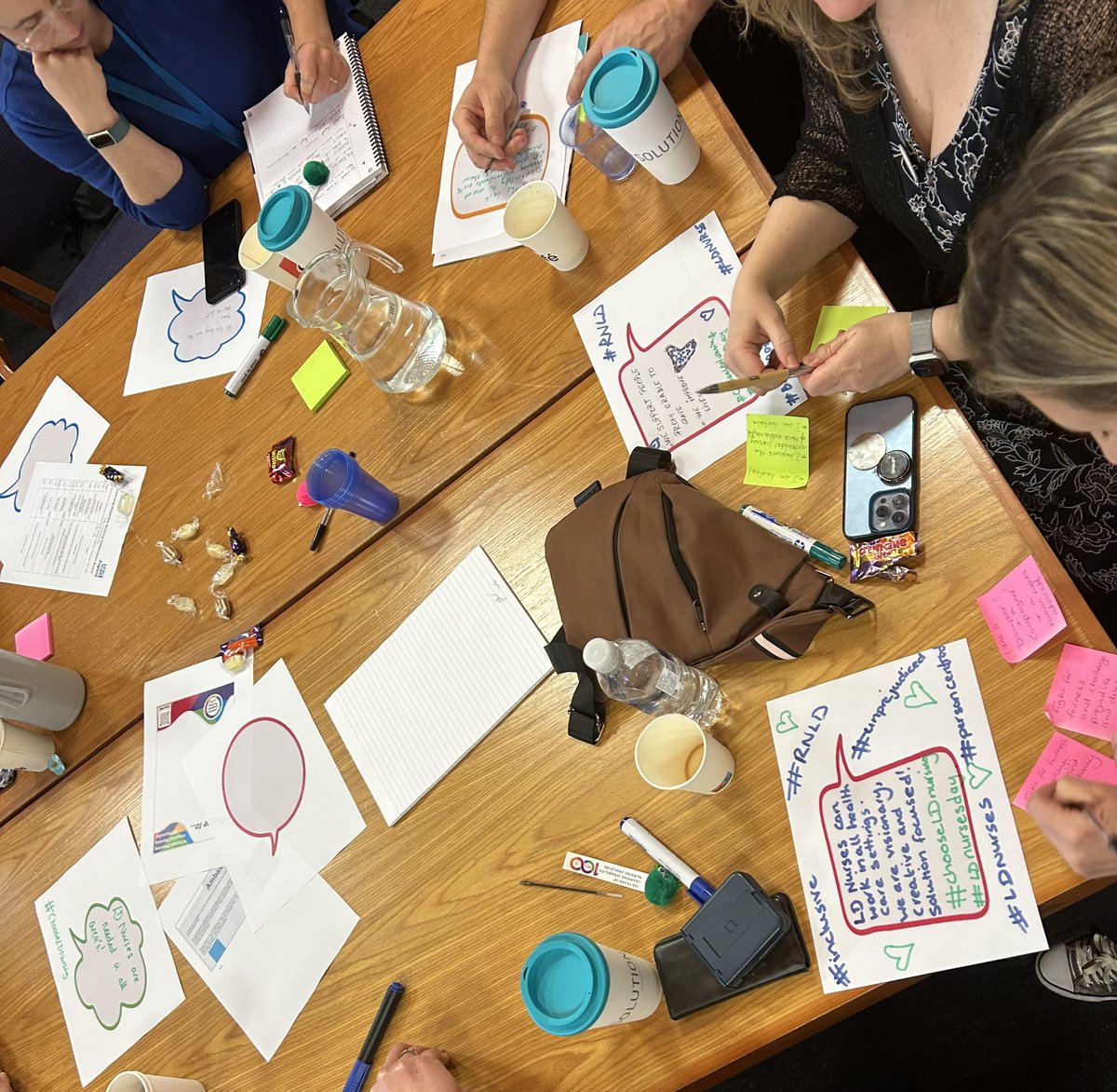 The session is “Flip The narrative - I am a nurse, I specialise in learning disabilities” Lots of buzz and activity in the room! 

#LDNurseDay 
#chooseLDNursing @nhseastengland