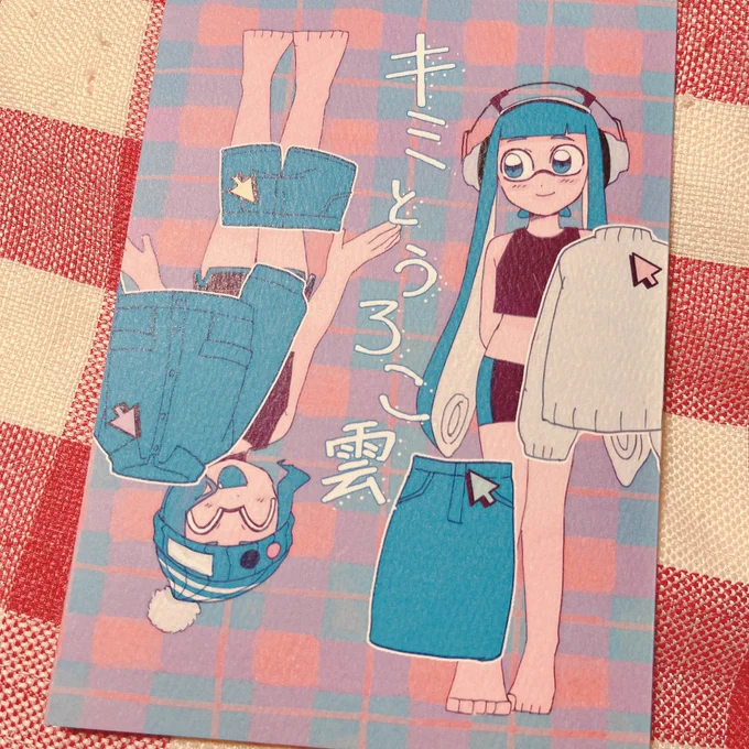 本が届いた!思ったより薄いけど遊び紙も付けました! 