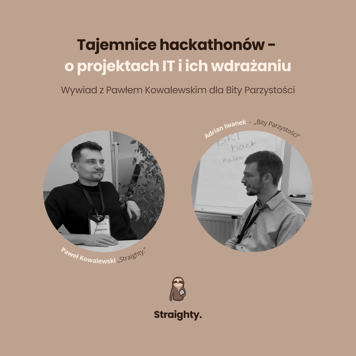 straighty_app's tweet photo. Paweł on Hackathons &amp; Straighty’s Origins in Bity Parzystości! 🦥

In a new interview, Paweł Kowalewski, Straighty’s co-creator, shares the story behind the app and the role of hackathons in startup success! 💡

#Straighty #BityParzystości #Hackathons #Innovation https://t.co/pc777uaxcn