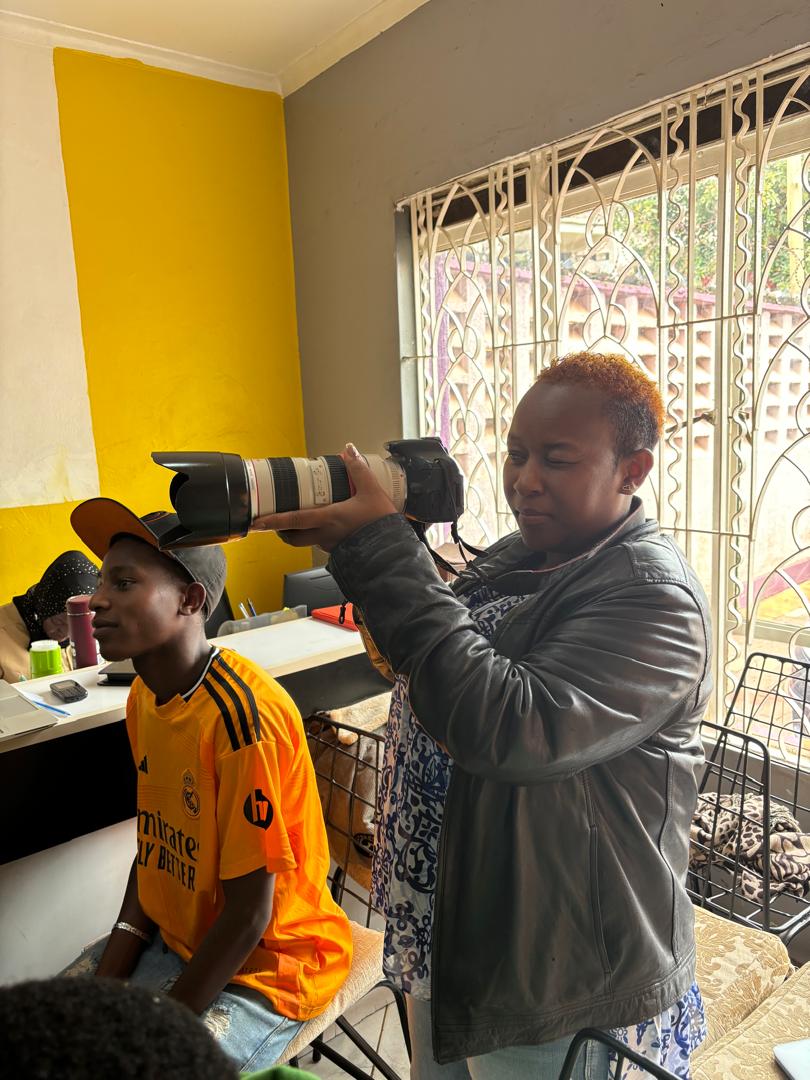 aspirekampala's tweet photo. Snap. Learn. Repeat! 
Today, our students sharpened their photography skills with the amazing Gilbert! They're ready to enhance their digital projects with pro visuals.

Did you know? Aspire Digital also offers photography &amp; videography services for businesses! #SkillsforReugees https://t.co/GBmTGg1zwA