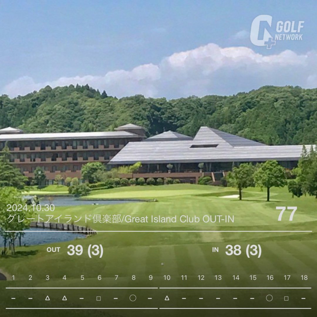 ACEFITTING's tweet image. コース
クラブハウス
レストラン

全てがグレート❗️

ライバルとデットヒートで
とても良いラウンドでした☺️

#グレートアイランドゴルフ倶楽部