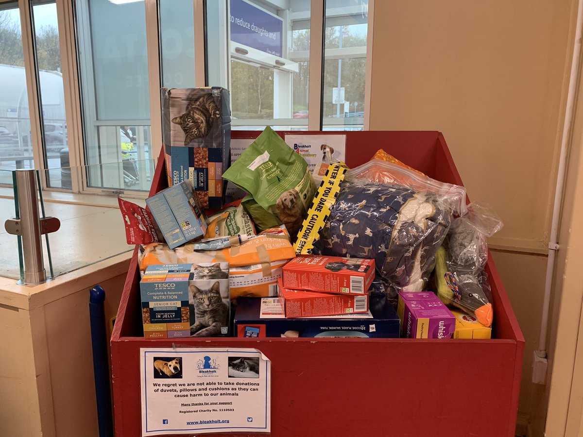 Wendy Howarth (@wlhowarth) on Twitter photo ๐พ๐พ๐พThank you so much to everyone who has donated to Bleakholt Animal Sanctuary in Tesco Haslingden,these donated will be collected today by the volunteers at bleakholt ๐พ๐พ<a href="/BleakholtUK/">Bleakholt Official</a> ๐พ๐พ๐พThank you so much to everyone who has donated to Bleakholt Animal Sanctuary in Tesco Haslingden,these donated will be collected today by the volunteers at bleakholt ๐พ๐พ<a href="/BleakholtUK/">Bleakholt Official</a>