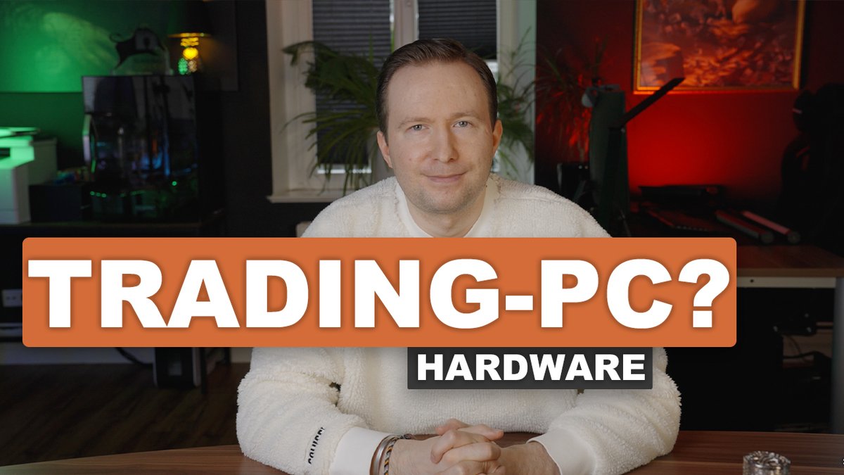 TradingKingsDE's tweet photo. Welche Hardware benötige ich, um zu traden? Computer, Monitor & Betriebssystem
https://t.co/mcZJ6q8BYX
#trading #daytrading #tradingpc https://t.co/81IABVrVuq