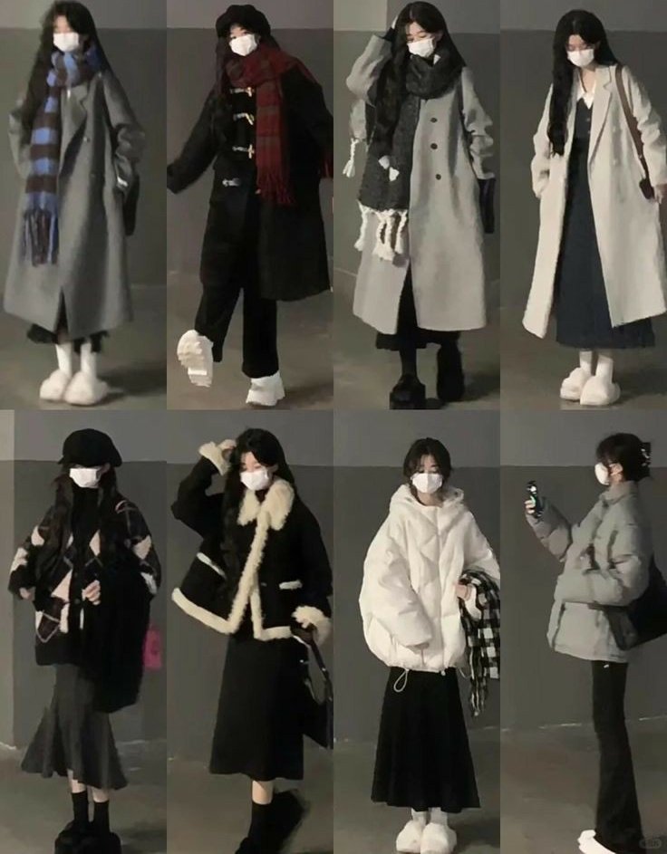 ~⛄ 겨울 옷 코디 참고 추천 타래 ⛄~