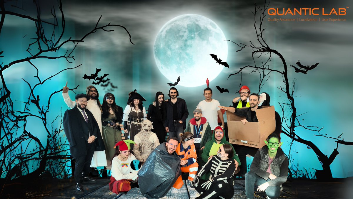 QuanticLabRo's tweet image. 👻 🎃 Happy Halloween  🎃👻
#HalloweenAtQuanticLab #TeamSpirit #CostumeContest #QuanticLabTeam