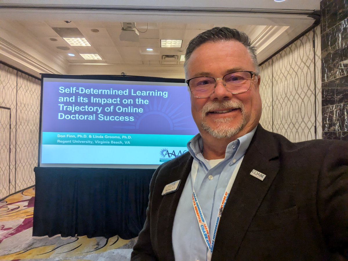 Regent University School of Education (@regentsoe) on Twitter photo SOE faculty Dr. <a href="/DFinnPhD/">Dr. D. Finn</a> is at the <a href="/AaaceTweet/">AAACEtweet</a> Conference in Reno, Nevada. His presentation "Measuring the Impact of Adult Education Programs as Reported by Alums" highlighted an ongoing national longitudinal study he's leading for <a href="/COABEHQ/">COABE</a>. SOE faculty Dr. <a href="/DFinnPhD/">Dr. D. Finn</a> is at the <a href="/AaaceTweet/">AAACEtweet</a> Conference in Reno, Nevada. His presentation "Measuring the Impact of Adult Education Programs as Reported by Alums" highlighted an ongoing national longitudinal study he's leading for <a href="/COABEHQ/">COABE</a>.