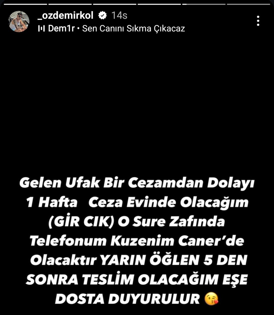 Akşam paylaştıklarımdan sonra bakalım bir hafta sonunda cezaevinden çıkabilecek misin. 

Bildirimleri açın akşam bu Tiktok mafyasının videolarını paylaşıcaz.