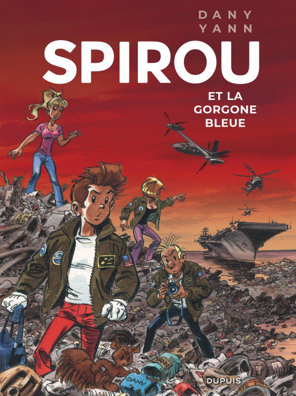 "Spirou y la Gorgona Azul"(Spirou et la Gorgone bleu)