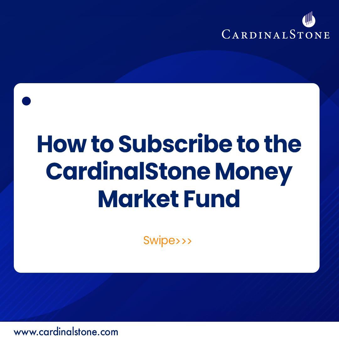 CardinalStoneNG's tweet photo. Follow these steps to subscribe for the CardinalStone Money Market Fund today!

To learn more, visit https://t.co/BeJDUotMWA and send us an email via mutualfunds@cardinalstone.com for any enquiry.

#CMMF #CardinalStone https://t.co/xf22VfmmDR