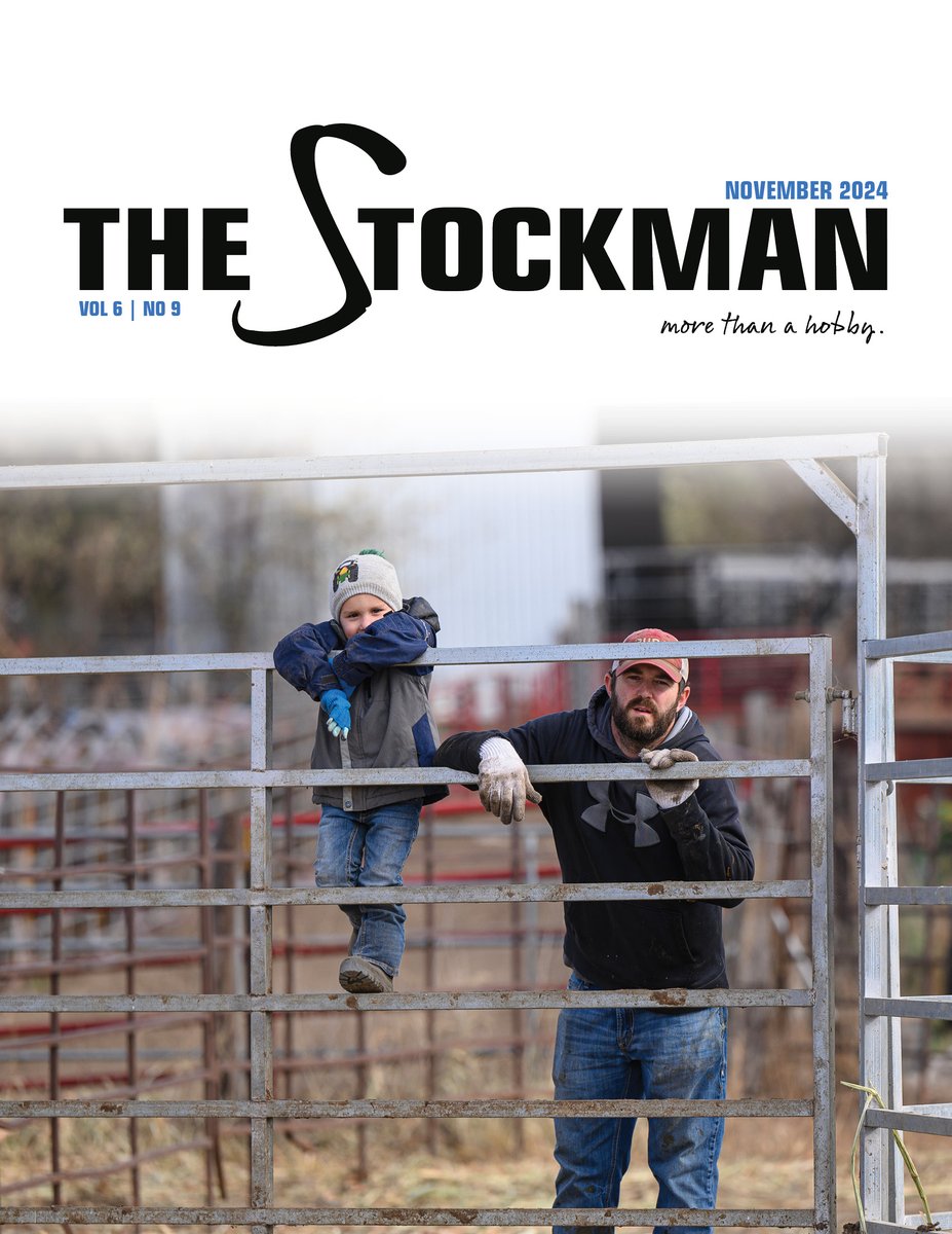 StockmanMag's tweet image. The November issue of 𝐓𝐇𝐄 𝐒𝐓𝐎𝐂𝐊𝐌𝐀𝐍 is available now. This edition is packed with inspiring stories of reputable breeders Read up on informative articles to help you level up your stockmanship!

Read it now: stockmanmag.com

#thestockman #morethanahobby