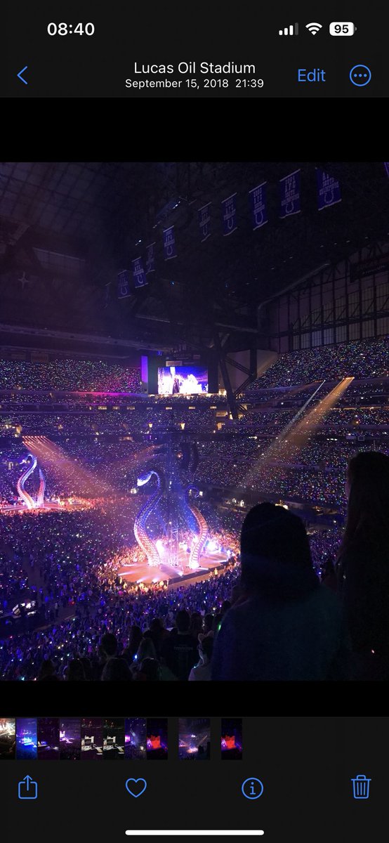 reganbennett13's tweet photo. @erastourticks @LucasOilStadium my sister &amp; I at rep tour at Lucas Oil! She had a three month old at home who is now six and would love nothing more than to go! thanks for selling these to fans!! https://t.co/Av2LgVNAS3