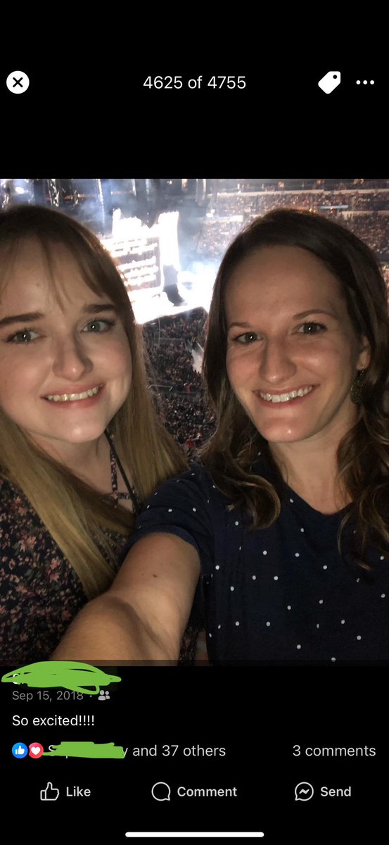 reganbennett13's tweet photo. @erastourticks @LucasOilStadium my sister &amp; I at rep tour at Lucas Oil! She had a three month old at home who is now six and would love nothing more than to go! thanks for selling these to fans!! https://t.co/Av2LgVNAS3