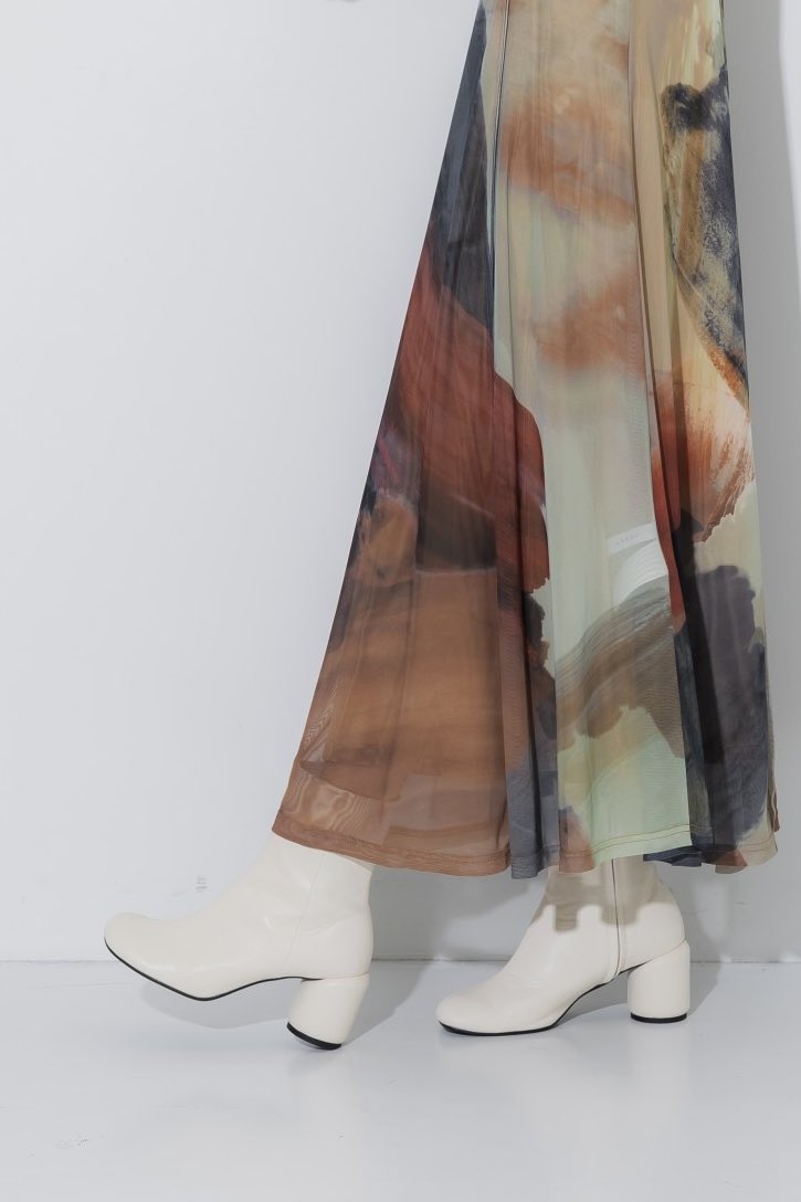 Ameri ELIZABETH STAINEDGLASS SHEERDRESS（FRAY ID Original