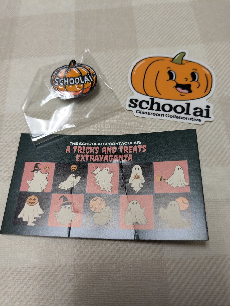 Thank you <a href="/GetSchoolAI/">SchoolAI</a> for the swag!