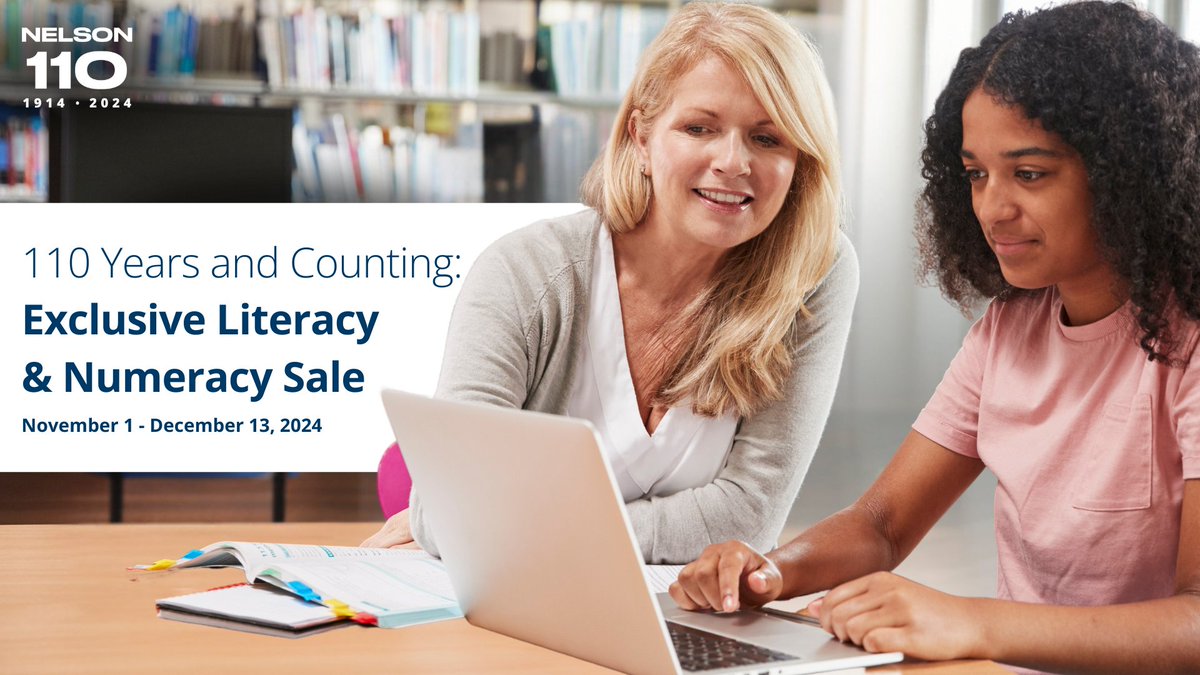 Celebrate our 110th year by taking advantage of limited-time discounts while quantities last:

✨50% off select PM readers
✨30% off Under One Sun
✨30% off Language Power Now
✨30% off My Math Path Workbooks
✨30% off Leaps and Bounds

Learn more today 👇
info.nelson.com/l/985611/2024-…