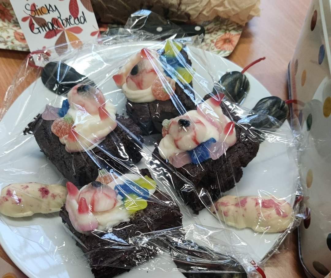 Thanks to the brilliant Allie and Nicole for spicing up our Kendal office with Halloween decorations and for organising a spooky bake sale in aid of Manna House.

Great decorating skills from everyone who contributed a bake, and sugar rushes all round! 🍂🍁🦇🎃