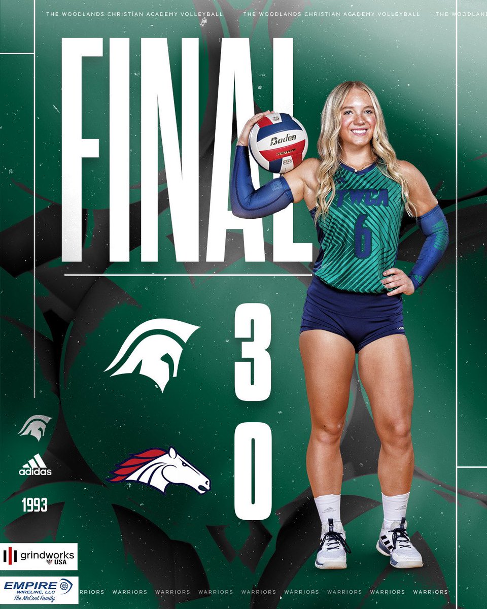 Sweep alert! Our volleyball girls dominated the first playoff round with a 3-0 win! On to the next! #WarriorPride #PlayoffBound