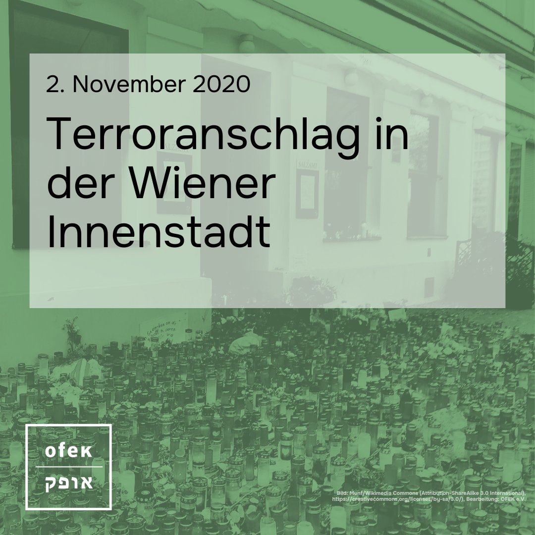 ofek_beratung's tweet photo. Am morgigen Shabbat jährt sich der Anschlag in der #Wien|er Innenstadt zum 4. Mal. 🧵
#Gedenken #GegenTerror #Österreich https://t.co/WpG3lvKKW9