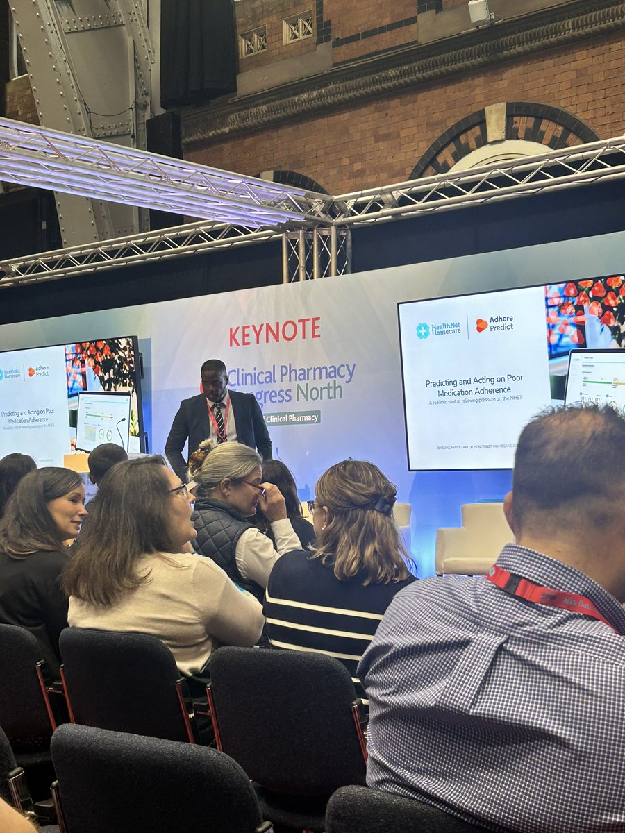 plumcore51's tweet photo. Very interesting session on Predicting &amp; Acting on Poor Medication Adherence this morning at @CPCongress #Manchester #CPC24 https://t.co/12zEB1fij5