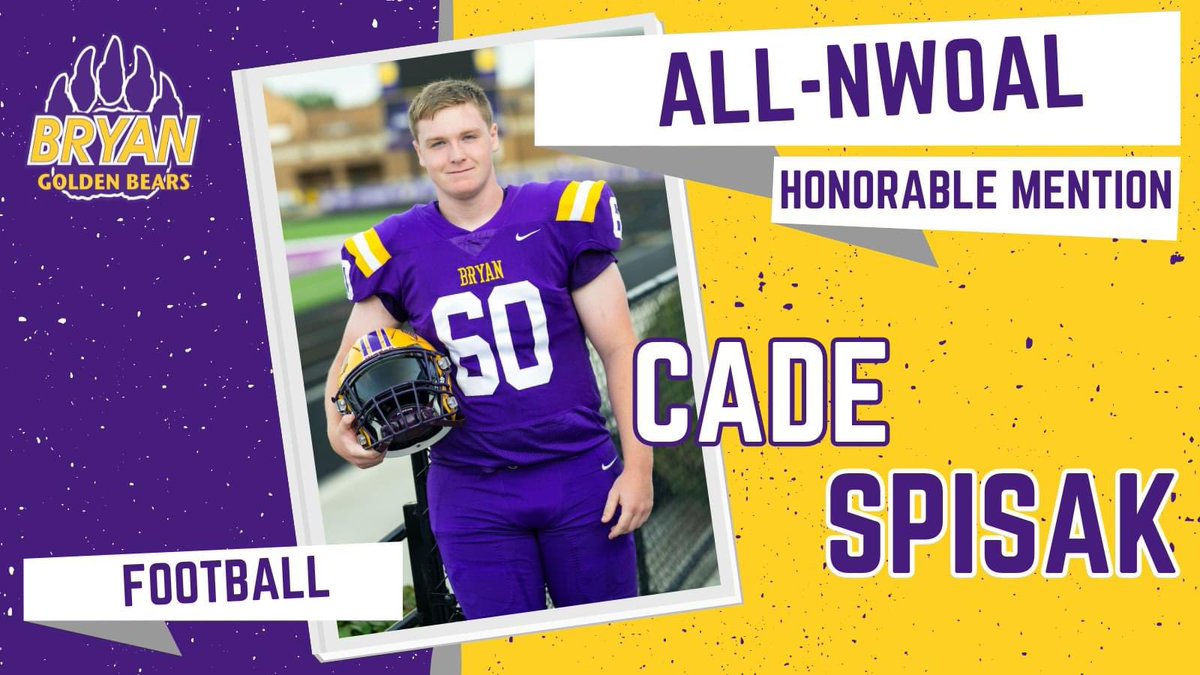 Congratulations to our football players who earned All-NWOAL honors! The full list of league honors can be found on the NWOAL's website. 

sites.google.com/view/nwoal/

#BryanBuilt