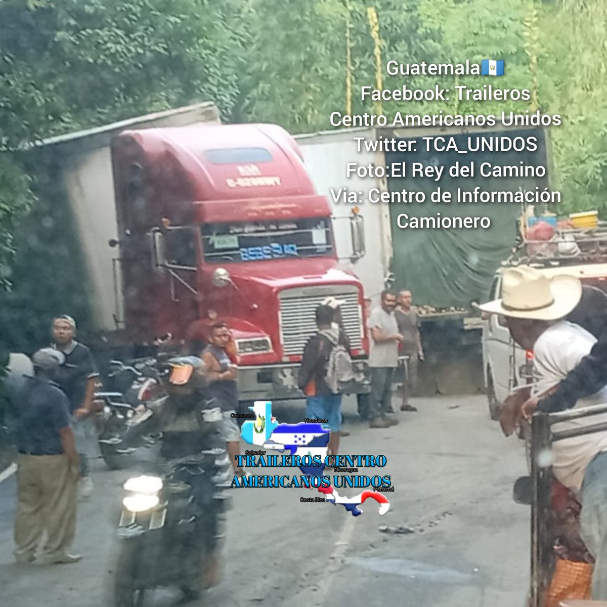 Guatemala 🇬🇹
Via Alterna de San
Miguel Panan Suchitepequez
hacia Aldea Nahualate no hay
Paso por el momento
Por este Trailer que se
Aorillo mucho # Precaución