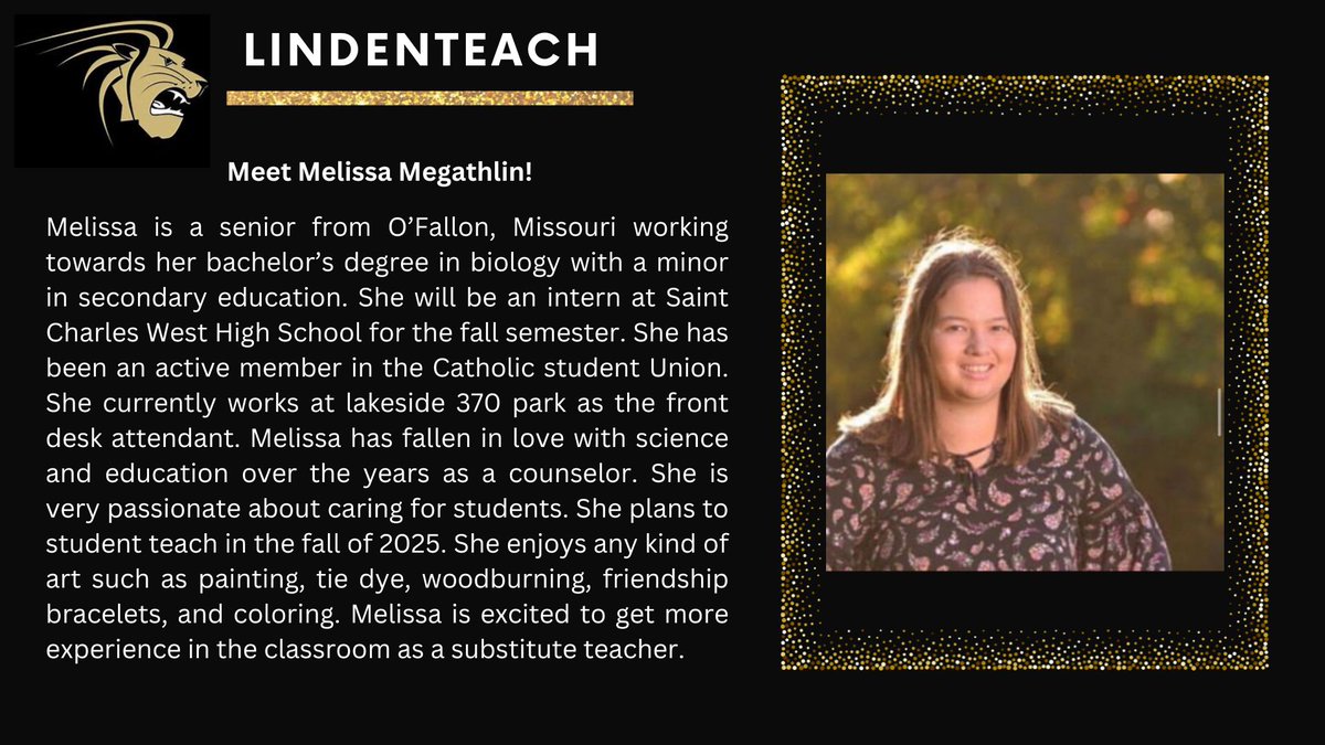 Learn more about the LindenTeach Internship and apply by visiting the LindenTeach website. Applications for Spring 2025 internships are due December 1st. Contact aaldridge@lindenwood.edu for more information.