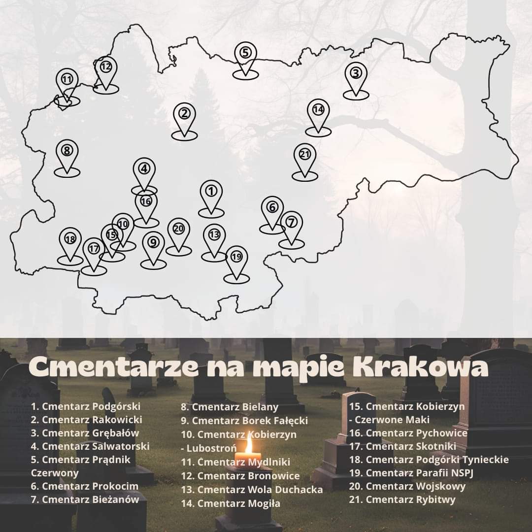 OazaKrakow's tweet photo. Mapa Krakowskich Cmentarzy od naszej #DiakoniaModlitwy 🥰😇

Link do mapy: 🏞✨️
https://t.co/fyHPgVSXDz

Niech będzie to czas pełen modlitwy i refleksji 🙏🏻
—
#mapa #cmentarze #kraków #ddmod #ddmodkraków https://t.co/1vkNEWt8wR