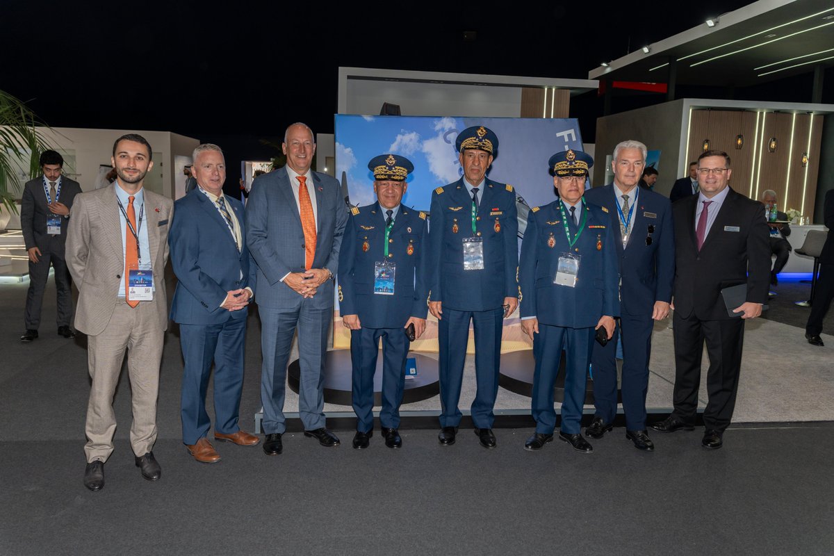 LMMiddleEast's tweet photo. We were pleased to welcome Major General Mohammed Gadih, Inspector of the Royal Moroccan Air Force, to our booth on Day 3 of @MAS_Airshow2024, where he received a briefing on our latest aerospace and defense innovations. 🇲🇦

#MAS24 #MarrakechAirShow2024 https://t.co/gQkTq7aJ1k