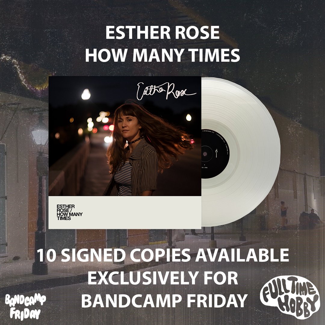 We got <a href="/estherrose/">esther rose</a> to sign some copies of How Many Times at her recent London Lexington show, now on sale via <a href="/Bandcamp/">bandcamp</a> 

fulltimehobby.ffm.to/estherrosesign…