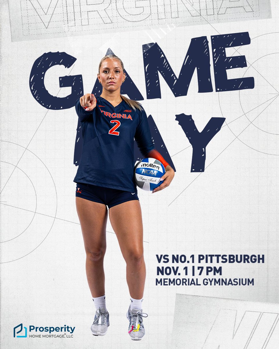UVAVolleyball's tweet photo. Here we go Hoos 👊

🆚 No. 1 Pittsburgh 
🕡 7 p.m.
📍 Mem Gym
🎟️ Free Admission
🍦 Free Ben &amp; Jerry's Ice Cream
👕 First 300 fans get Spooky Shirts
📺 https://t.co/cC0RiPCo7r
📊 https://t.co/dU2IupAMes https://t.co/chGVOXCpv2