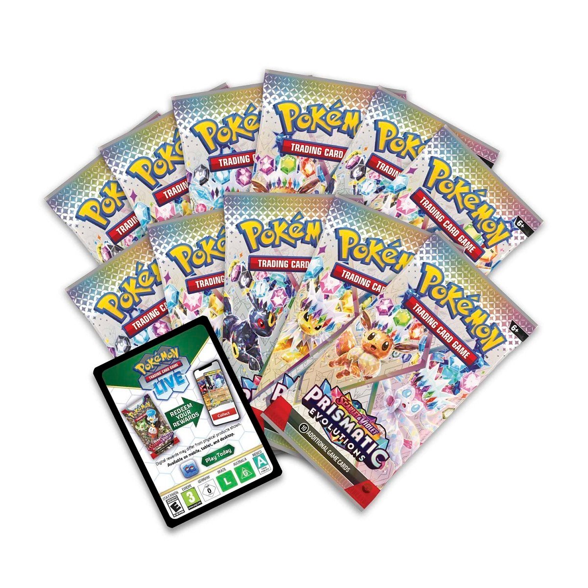 SHSuperSonic's tweet photo. #pokemontcg 

Preparados para a coleção de Janeiro ?
 A Coleção especial dos eeves "Prismatic Evolution" já está aparecendo e o conteúdo da ETB já é visível. https://t.co/CvkMISDwUP